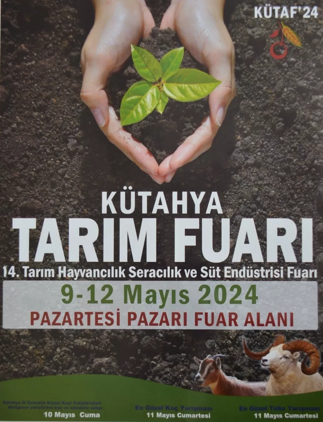 Kütahya Tarım Fuarı 9-12 Mayıs'ta açılıyor